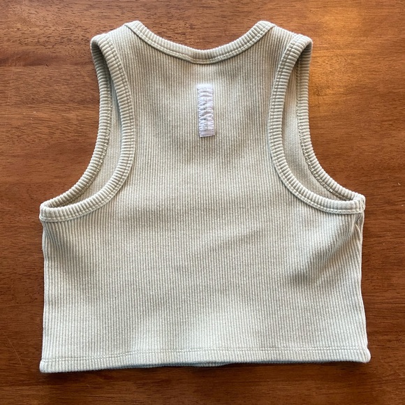 Girl Crush Gang - light sage thick tank top - Picture 4 of 4